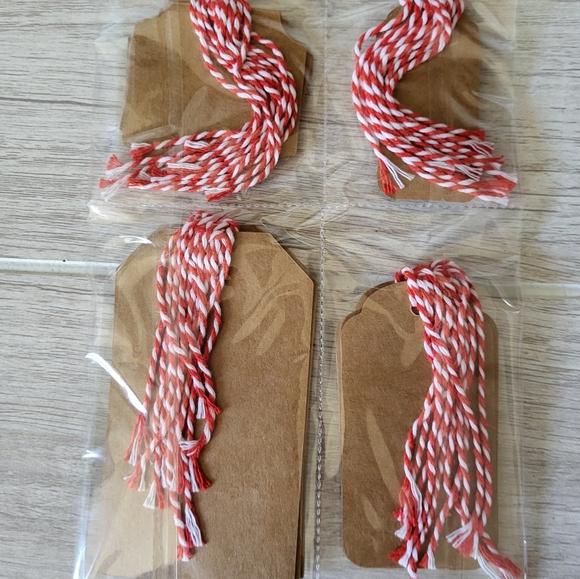 Cookie Exchange 20 Baker's Tags Gift Giving Dessert Homemade Christmas - Picture 6 of 6